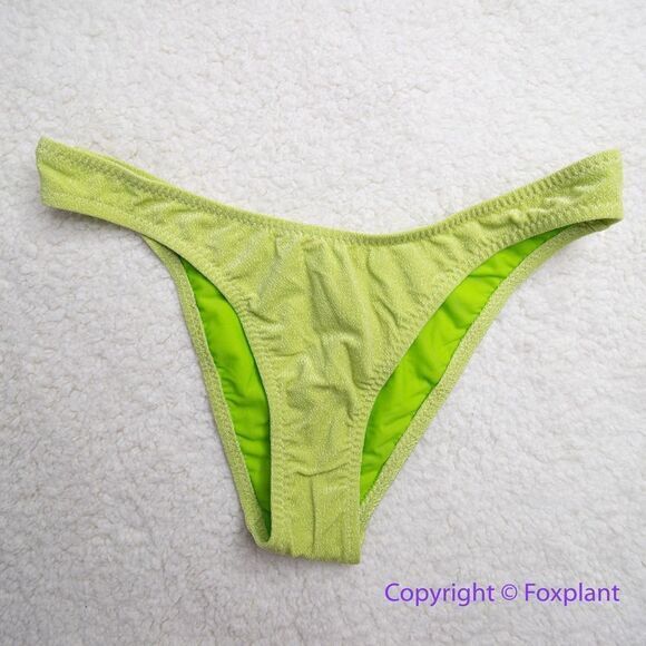 NEW Free People x Bec & Bridge‎ appletini lime green bikini bottom, USA size 4 - Picture 4 of 9